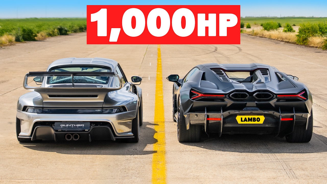 Gunther Werks F-26 vs Lamborghini Revuelto: DRAG RACE