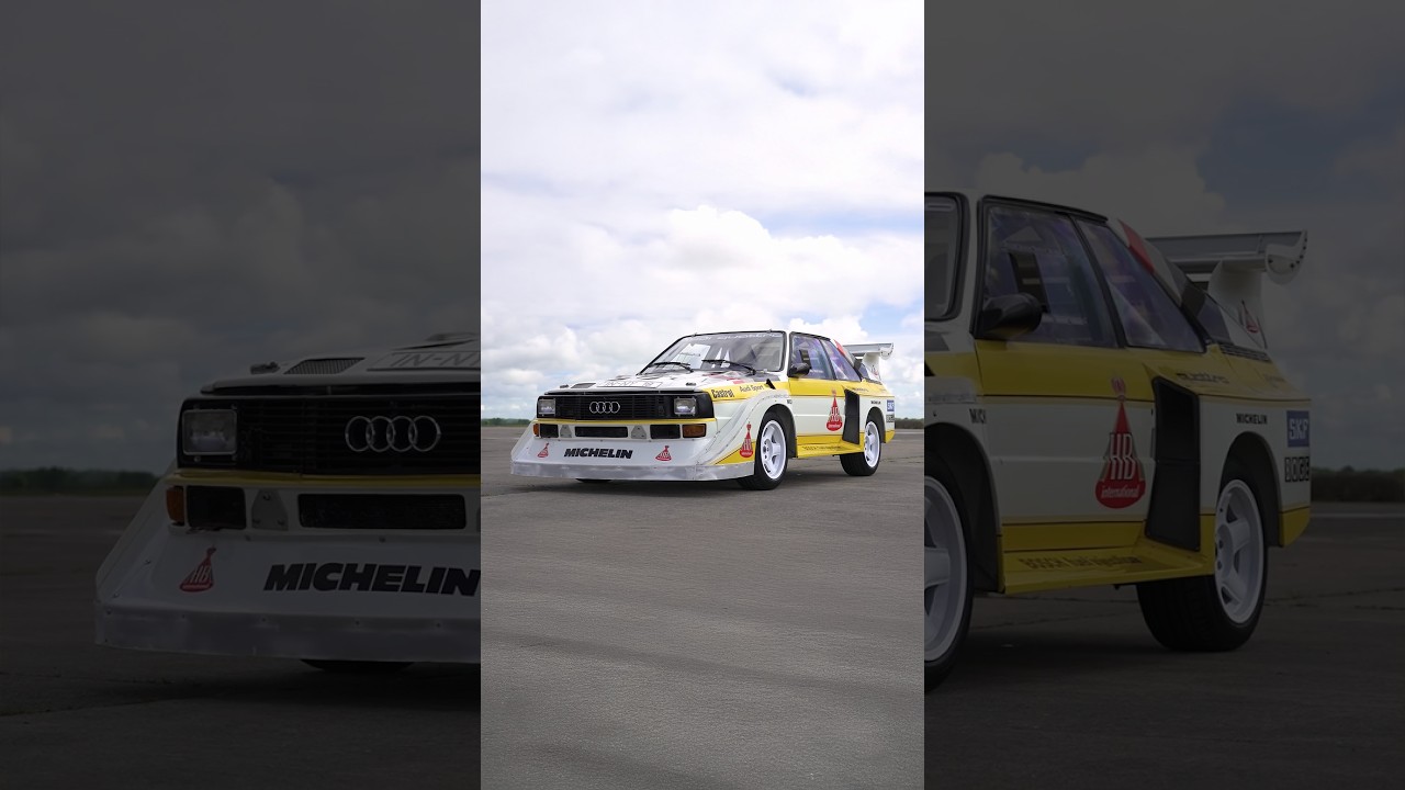 Classic Audi Quattro S1 vs modern Audi R8!