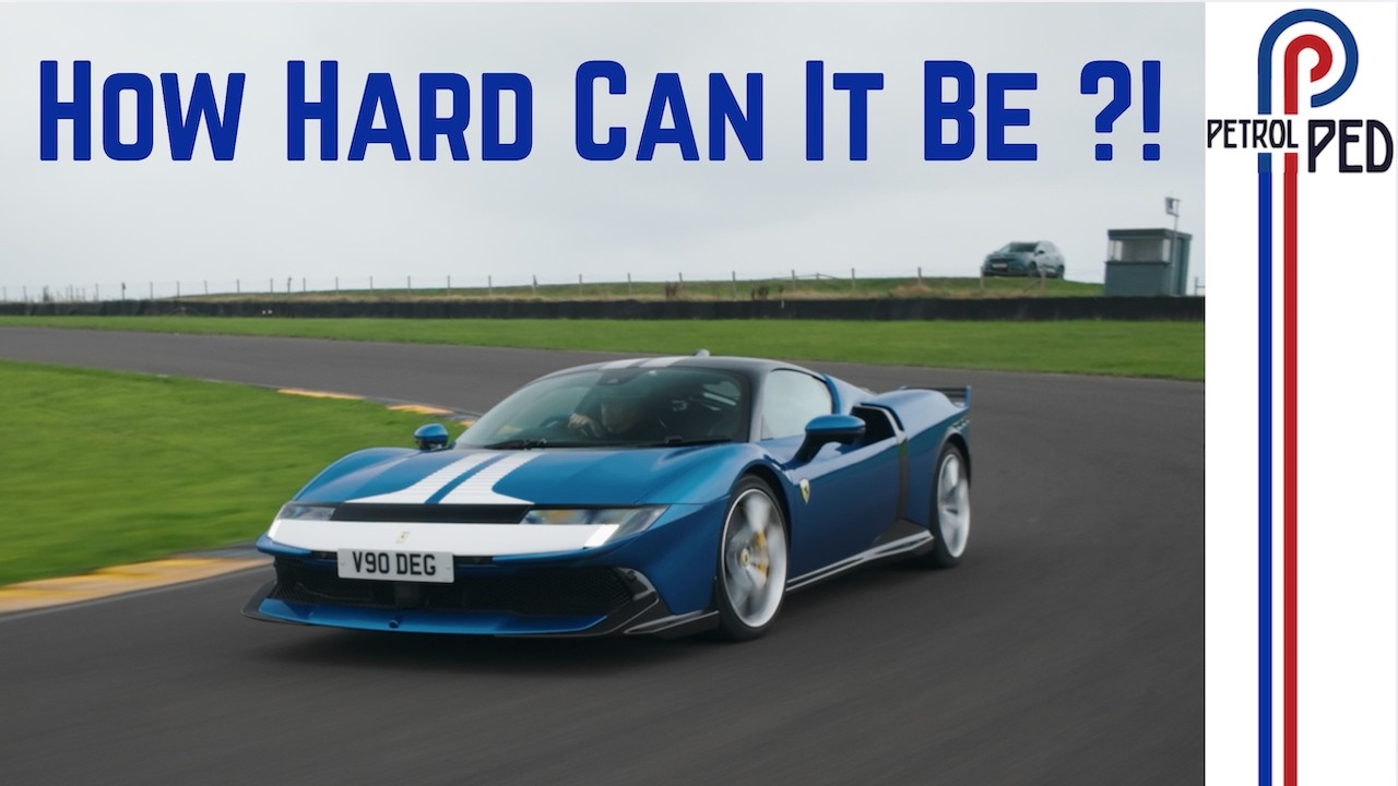 Driving the 1050hp Ferrari 849 Testarossa in the WET – Terrifying OR Amazing ?