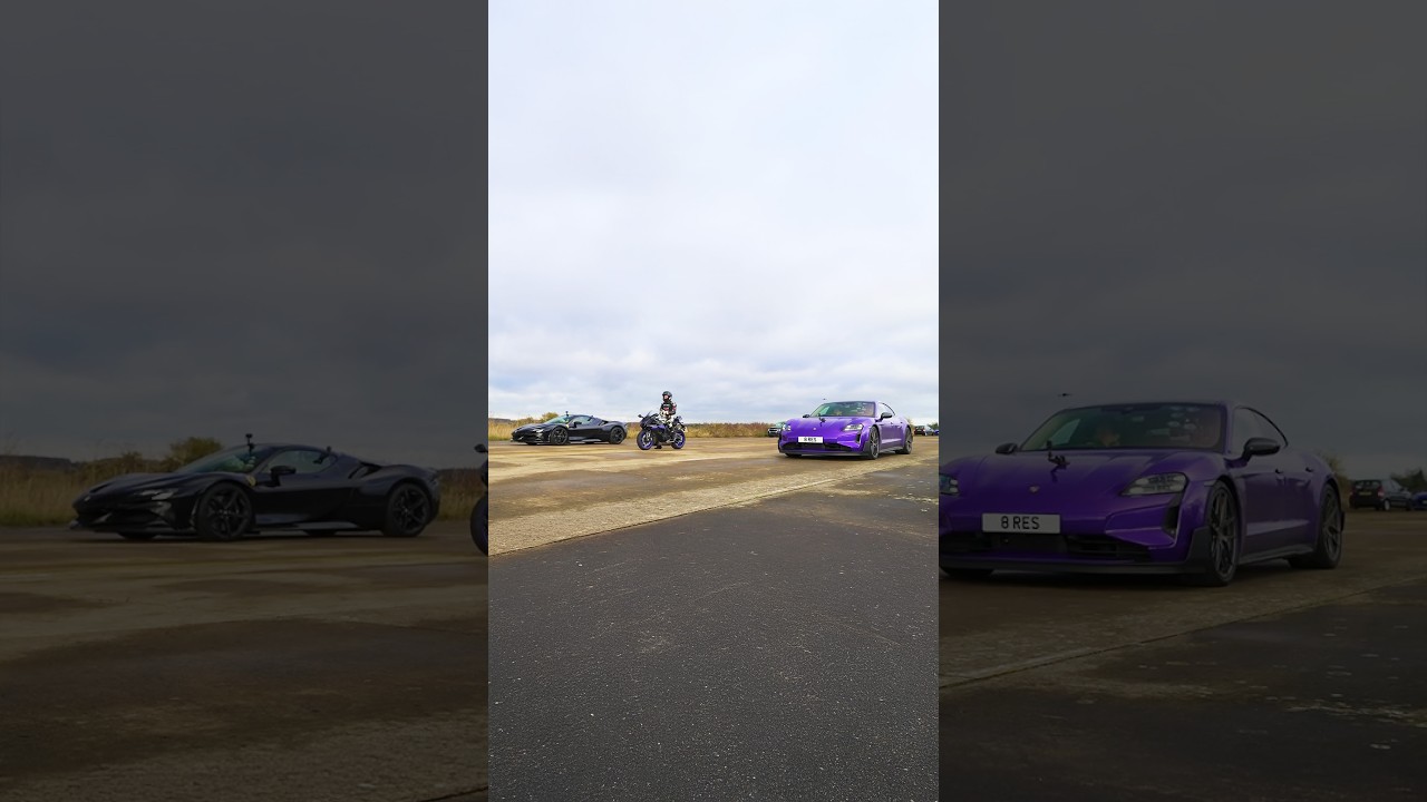 £24,000 bike vs 1,000hp supercars! 🔥