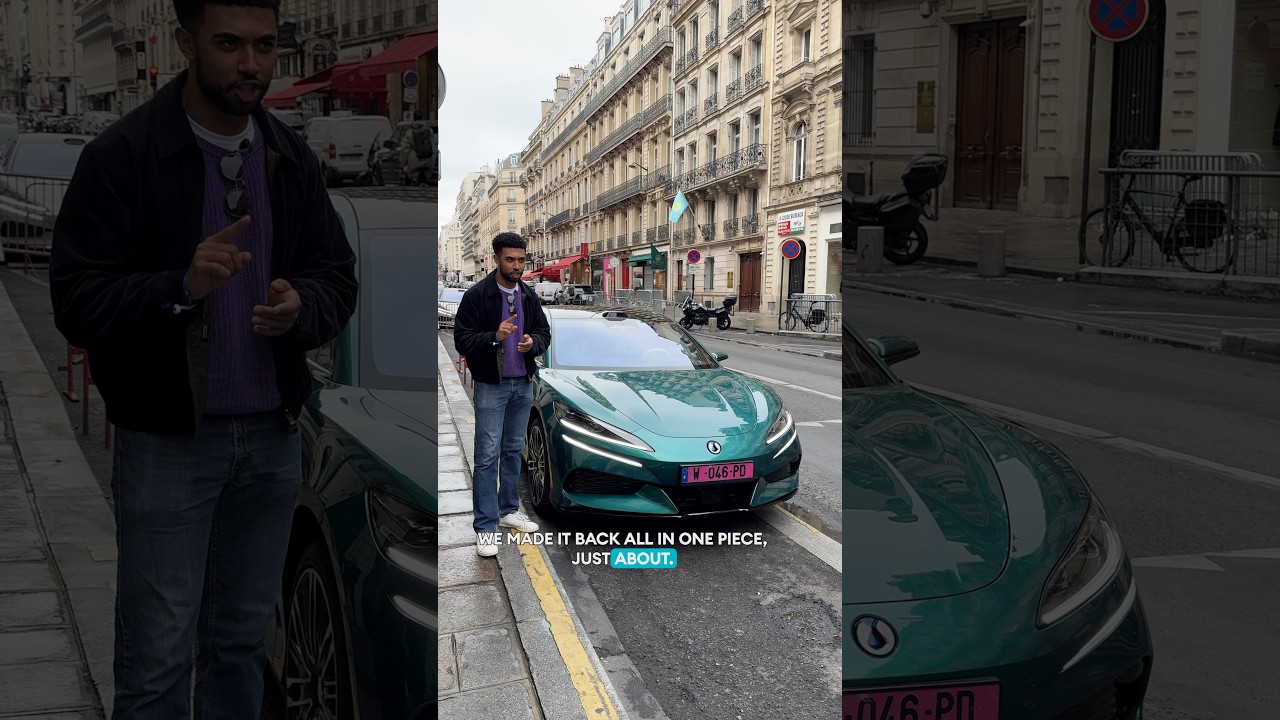 I survived Paris in a Denza Z9GT thatdrove itself… #evreviews #denza #byd #denzaz9gt #cars