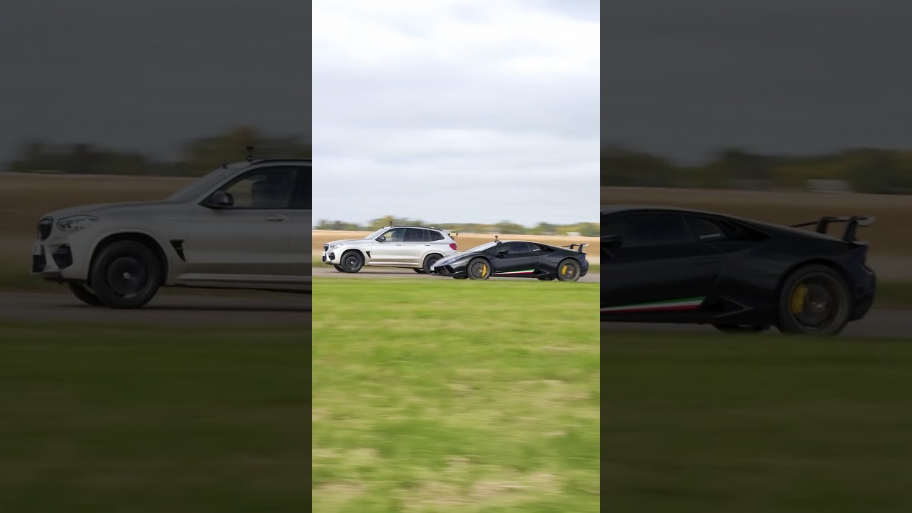 Tuned BMW X3M vs Lambo Huracan Performante!