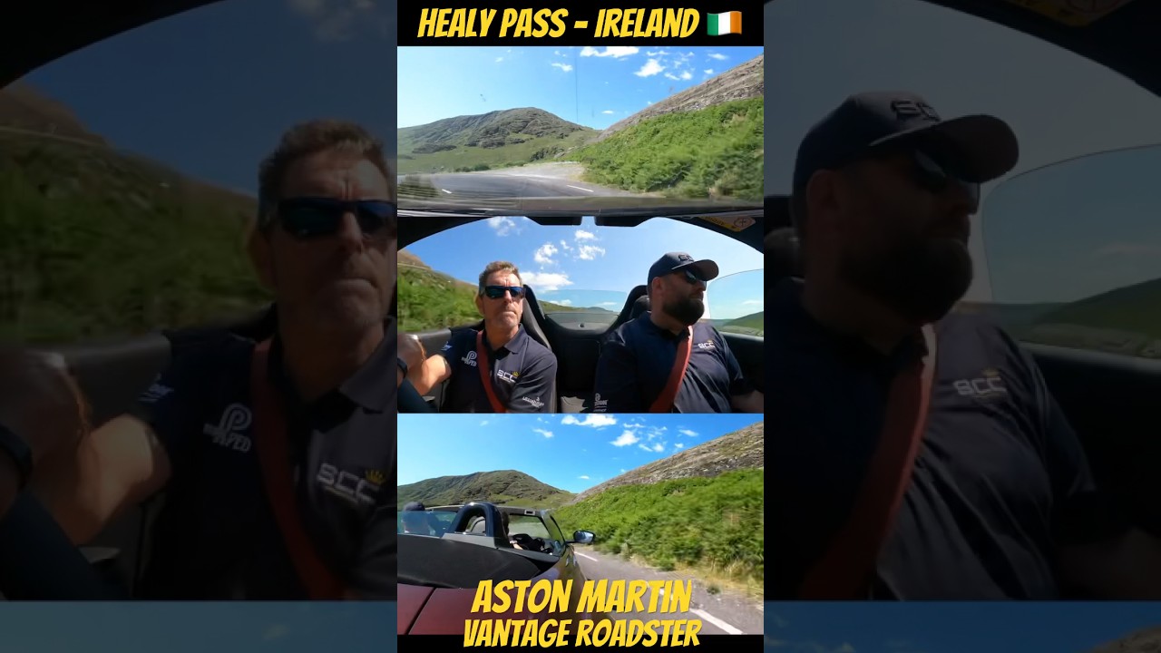 Healy Pass, Ireland in an Aston Martin Vantage #shorts #astonmartin #astonmartinvantage #petrolped