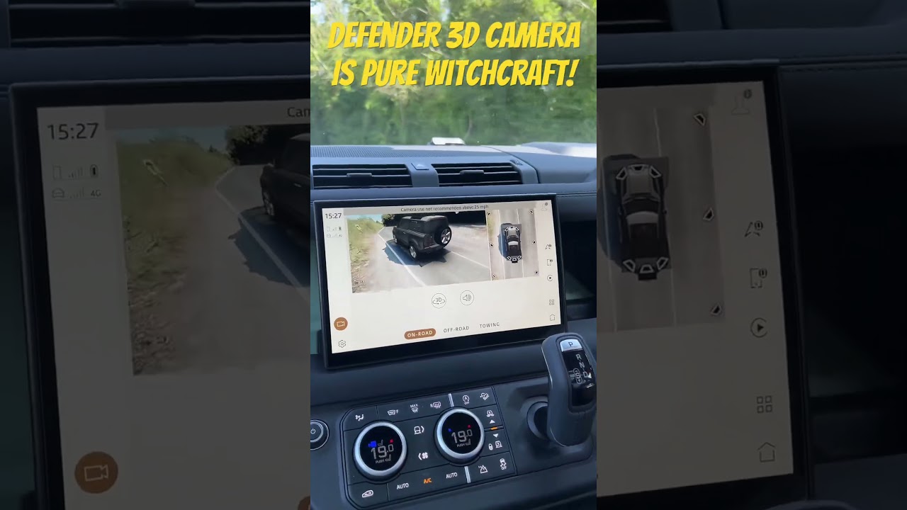 Land Rover Defender 3D Camera – Witchcraft or a Follow Me Drone ?! #shorts #landrover #defender90