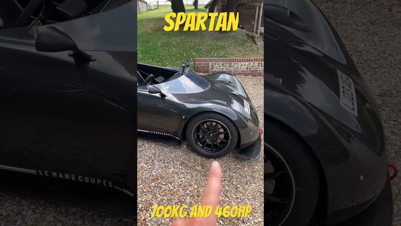 The Spartan – Hypercar Performance – 460hp and just 700kg 😮 #shorts #spartan #supercar #hypercar