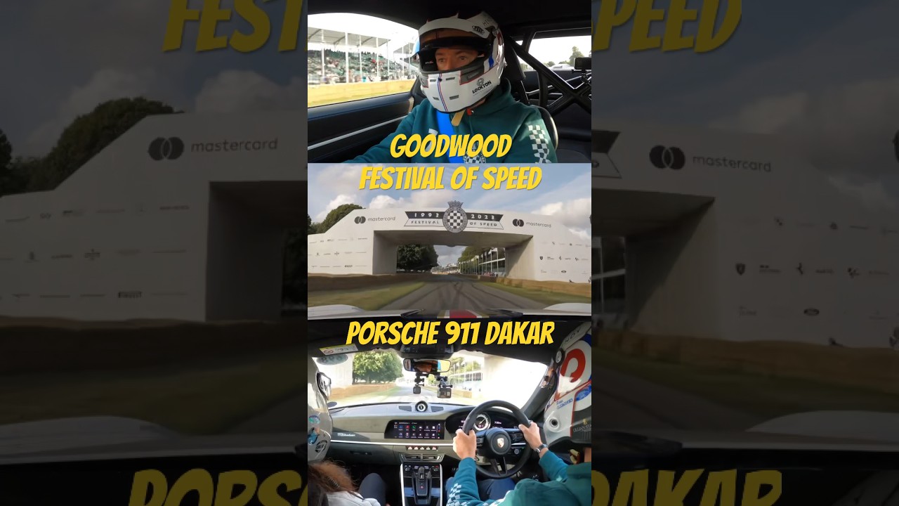 Porsche 911 Dakar – FULL SEND at Goodwood ! #shorts #porsche #911dakar #goodwoodfestivalofspeed