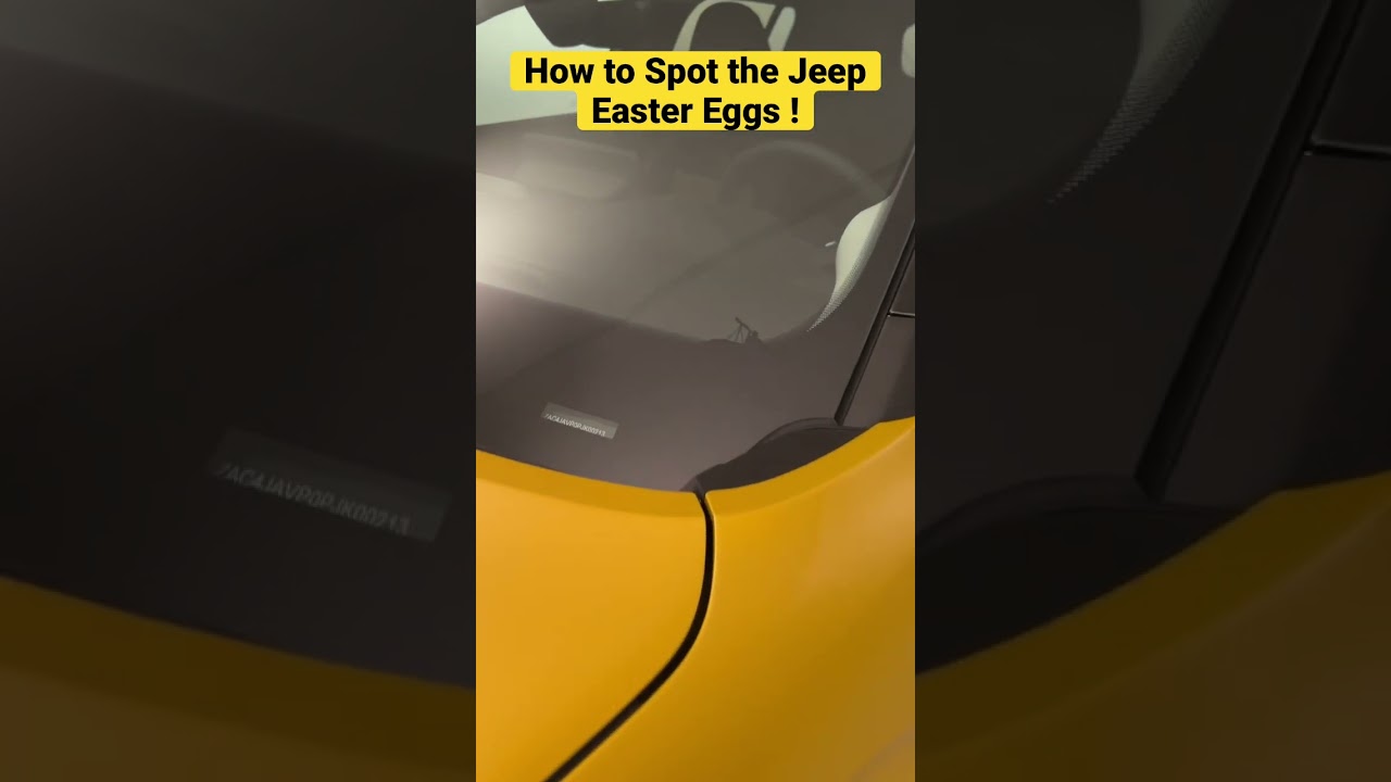 Jeep Avenger – Spot the Easter Eggs ! #jeep #jeepavenger