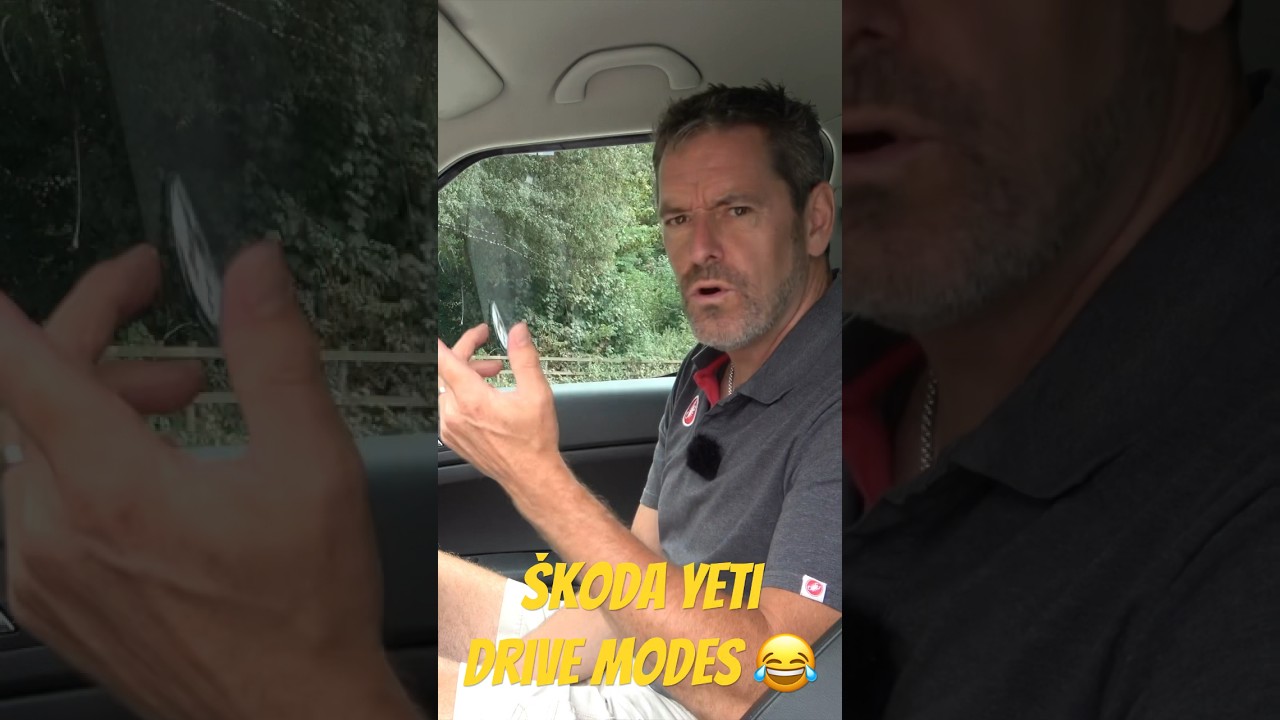 HIDDEN Škoda Yeti Drive Modes – N & S 😬😂 #shorts #petrolped #skoda #skodayeti