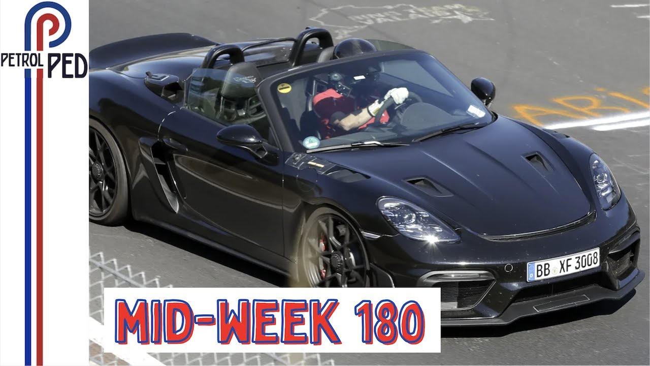 MID-WEEK 180 – Porsche RS Spyder spied testing | 4K