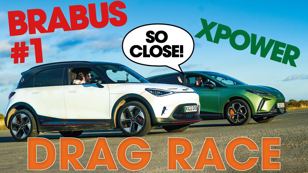 DRAG RACE: Smart #1 Brabus vs MG 4 XPower – 400bhp EV shootout! | What Car?