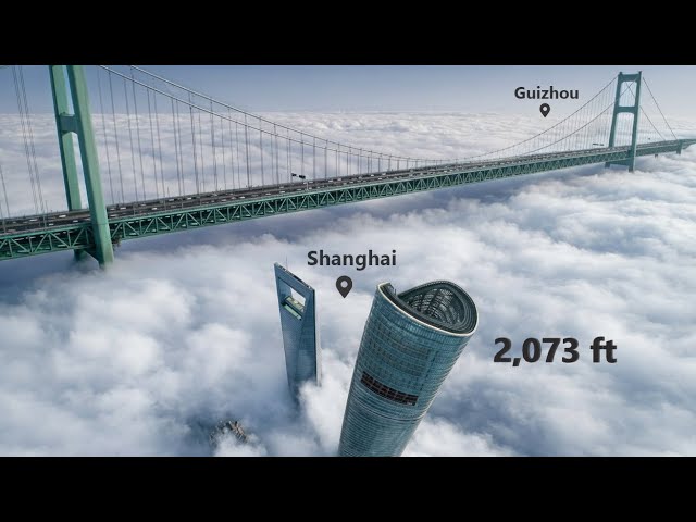 Only China could Build a BRIDGE in a Place Like This